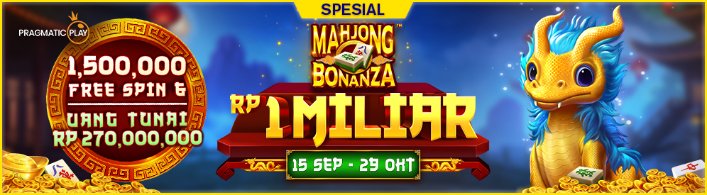 Mahjong Bonanza 1 Miliar Rewards
